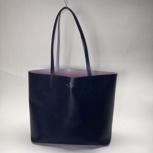KATE SPADE Zibbi Medium Cow Hide Tote SOLO in Navy Blue USED